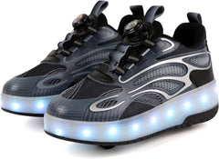 Kid Roller Skates Shoes Shoes with Wheels LED Light Color Shoes Shiny Roller Skates Skate Shoes Kids Gifts Boys Girls
