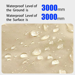 Inflatable Tents for Camping with Pump, Air Glamping Tents, Easy Setup 10 * 6.9ft Waterproof Blow up Tent, 2-4 People Oxford Cabin Tent with Mesh Window.