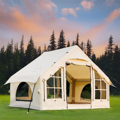 VASTTENT 2-4 & 4-6 People Inflatable Tent with Pump, No Assembly Needed Blow Up Air Tent, 4 Season Outdoor Camping Tent, Waterproof Oxford