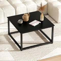 80cm new coffee table Side End Table for Living Room, Bedroom, Office, charcoal and Ink Black