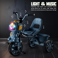 Baybee Robo Baby Tricycle for Kids, Smart Plug n Play Kids Cycle with Music