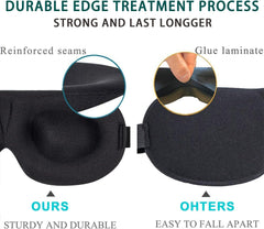 Sleep Mask 100% Blackout 3D Contoured Sleep Eye Mask