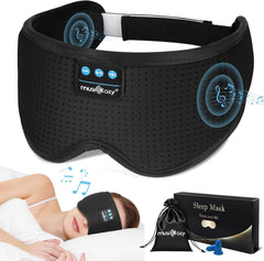 MUSICOZY 3D Bluetooth Sleep Mask with Headphones