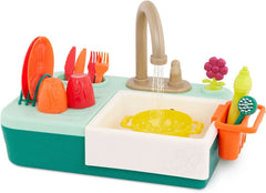 Role Play Color Changing Toy Set - Toy Kitchen Sink 15 Pieces LK069 - Nimall