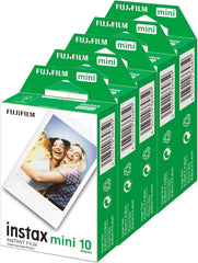 Fujifilm Instax Mini Instant Film 10 Sheets 5X Pack (Total 50 Shoots)