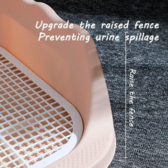 Indoor Dog Potty Tray,Puppy Toilet,Grid Puppy potty Training Litter Box