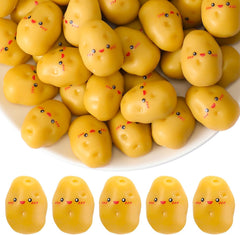 KASTWAVE Simulation Realistic Vegetable, 100Pcs Mini Artificial Foam Potatoes, Lifelike Potato Props for Party, Autumn, Farmhouse, Restaurant Photography, Gift for Dietitian, Teacher, Staff