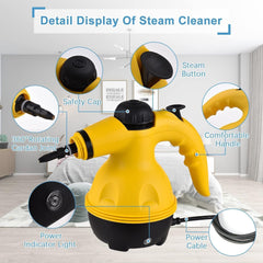 NovalLife Portable Handheld Steam Cleaner 1000W Multifunctional