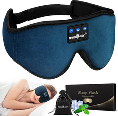 MUSICOZY 3D Bluetooth Sleep Mask with Headphones