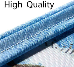 WZFashion Peekaboo Cute Dogs Shower Curtain Puppy Kids Pets Animals Funny Curious Cartoon Dogs Lover Dalmatian Colorful Bulldog Pug Poodle Polyester Fabric Bathroom Curtains Set with Hook