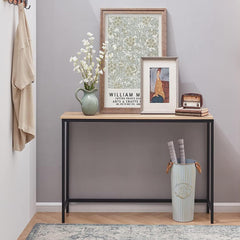 Chulovs Narrow Console Table, 75cm Small Entryway Table for Hallway, Bedroom, Living Room, Foyer, Long Entryway (Greige)