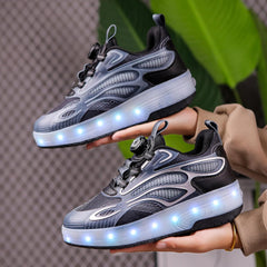 Shoes with Wheels Kid Roller Skates Shoes