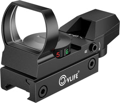 CVLIFE 1X22X33 Red Green Dot Gun Sight Scope Reflex Sight with 20mm Rail