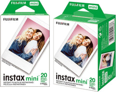 Fujifilm Instax Mini Instant Film Twin Pack (White)