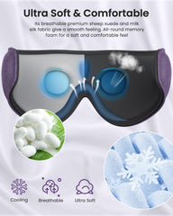 RENPHO Sleep Headphones 2024 New Ultra Soft Sleep Mask