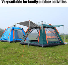 Arabest Camping Tent - 5-8 Person Family Instant Easy Set Up With Carry Bag, Waterproof Windproof Pop Up for Camping, Hiking, Mountaineering