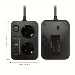 EU Plug Socket with Total Control Switch