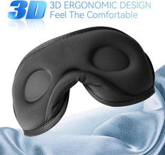 LIGHTIMETUNNEL Sleep Headphones Bluetooth 5.0 Wireless 3D Eye Mask