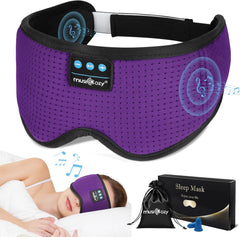 MUSICOZY 3D Bluetooth Sleep Mask with Headphones