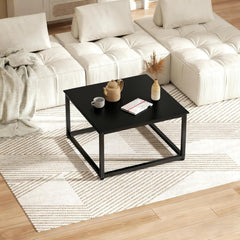 80cm new coffee table Side End Table for Living Room, Bedroom, Office, charcoal and Ink Black