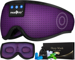 MUSICOZY 3D Bluetooth Sleep Mask with Headphones