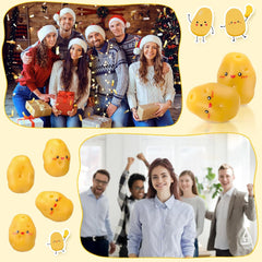 KASTWAVE Simulation Realistic Vegetable, 100Pcs Mini Artificial Foam Potatoes, Lifelike Potato Props for Party, Autumn, Farmhouse, Restaurant Photography, Gift for Dietitian, Teacher, Staff