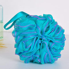 ثمينز اسفنجة استحمام للتقشير من 4 قطع، اكسسوارات الحمام، اساسية للاستحمام ومقشر الجسم، 75 غرام/قطعة من اسفنجات الاستحمام - مجموعة من 4 اسفنجات ملونة على شكل زهور..