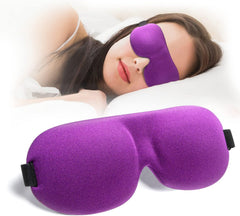 Sleep Mask 100% Blackout 3D Contoured Sleep Eye Mask