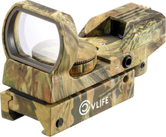 CVLIFE 1X22X33 Red Green Dot Gun Sight Scope Reflex Sight with 20mm Rail
