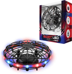 Force1 Scoot LED Hand Operated Drone for Kids or Adults