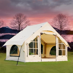 VASTTENT 2-4 & 4-6 People Inflatable Tent with Pump, No Assembly Needed Blow Up Air Tent, 4 Season Outdoor Camping Tent, Waterproof Oxford