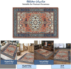 Area Rugs Living Room Rugs Ultra Soft Fluffy Carpets for Bedroom, Modern Luxury Rug Thickened Rectangular Anti-Slip Rugs for Coffee Table Sofa Blanket Indoor Kids Home Decorative Floor Mat, 200*140cm