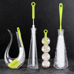 5Pcs Bottle Brush Cleaner Set Long Handle Bottle Cleaner Brush for Narrow Neck