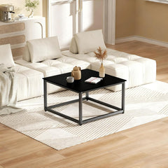 80cm new coffee table Side End Table for Living Room, Bedroom, Office, charcoal and Ink Black