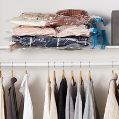 Vacuum Compression Storage Bags with Hand Pump - Large, 5-Pack