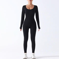 Seamless one-piece yoga clothes