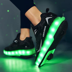 Luminous shoes with roller soles SH001 AL178