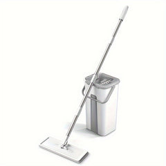 Hand-free Wash Flat Mop And Bucket Set