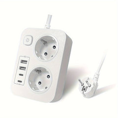 EU Plug Socket with Total Control Switch