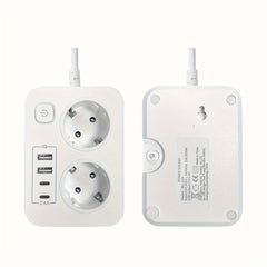EU Plug Socket with Total Control Switch