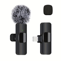 Wireless Lavalier Microphone Windproof Pompom For Mobile