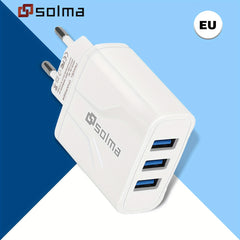 3 USB Ports Multifunctional Charging Head 5V1A