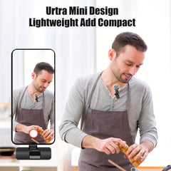 Wireless Lavalier Microphone Windproof Pompom For Mobile