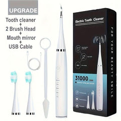 Electric Dental Flosser and Toothbrush Combo Set - Portable Tooth Cleaner with Rechargeable Lithium Battery 50%