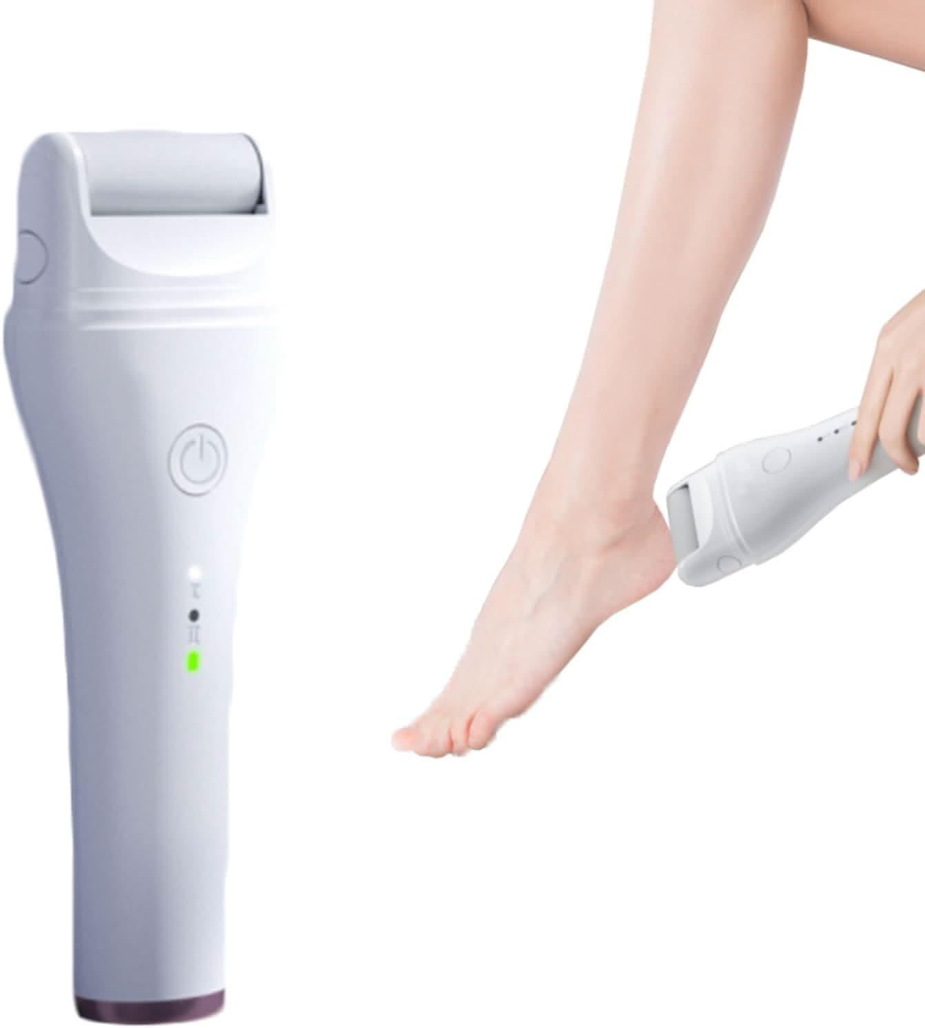 ENCHEN Electric Foot Callus Remover(3 Roller Heads)Rock White - Nimall