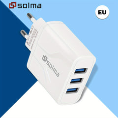 3 USB Ports Multifunctional Charging Head 5V1A
