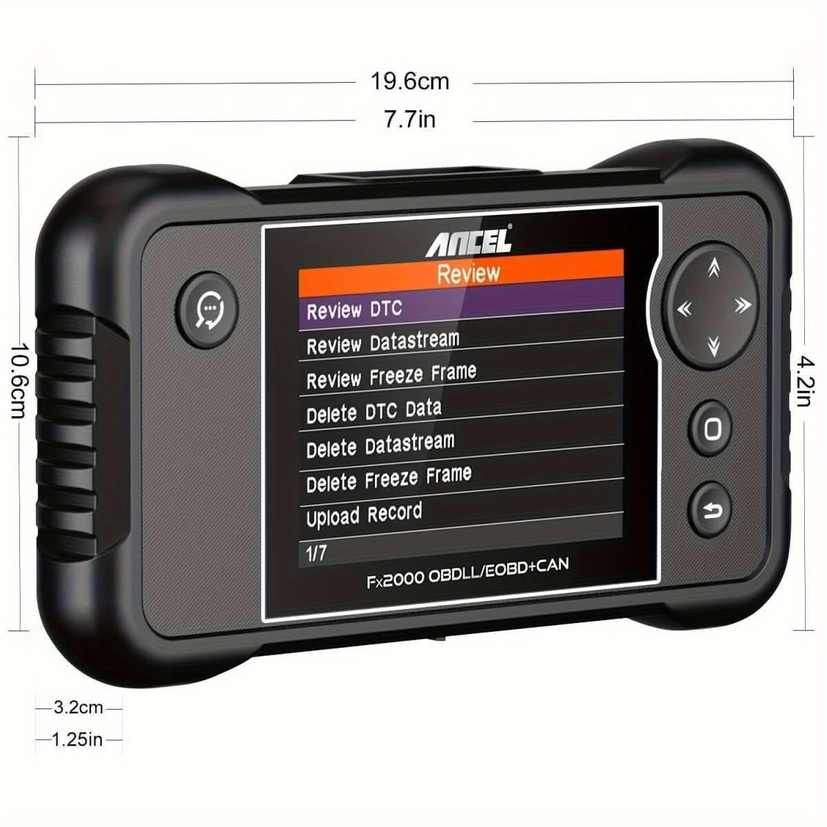 FX2000 Car OBD2 Scanner ABS SRS Transmission Airbag OBDII Scanner Diagnostic Tool, Check Car Engine Code Reader, Vehicle Scan Tool - Nimall