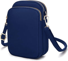 حقيبة هاتف نسائية من النايلون محفظة صغيرة 3 طبقات AL264