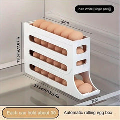 Refrigerator Egg Storage Box Automatic Egg Rolling Rack Large Capacity Refrigerator Special Egg Holder Storage Box