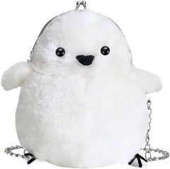 Women Cute Plush Crossbody Bag AL284 - Nimall